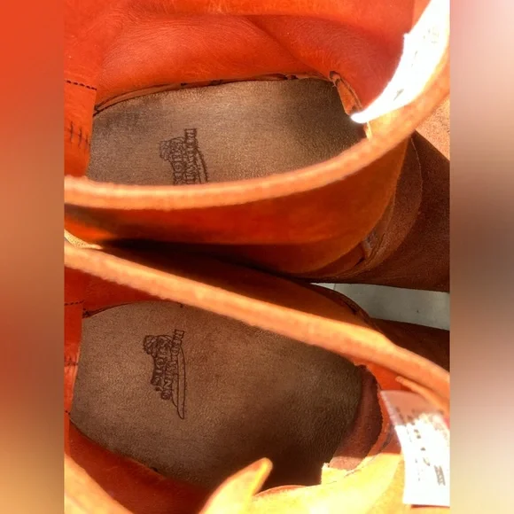 Super Rare Red Wing 8812 Copper Abilene Roughout Engineer Boots - Picture 8 of 10